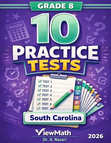 10 South Carolina SC READY Grade 8 Math Practice Tests