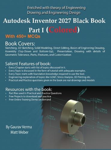 Autodesk Inventor 2027 Black Book Part I