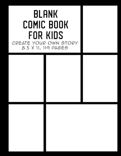 Blank Comic Book for Kids