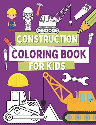 Construction Coloring Book For Kids