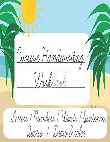Cursive Handwriting workbook