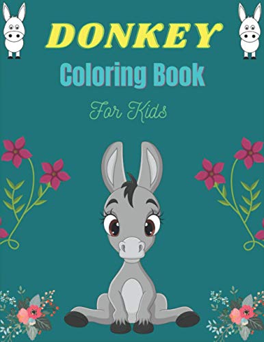 DONKEY Coloring Book For Kids