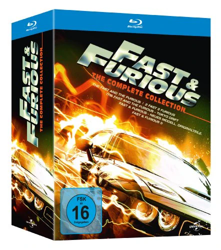Fast & Furious 1-5 the Collection [Blu-ray] [Import allemand]