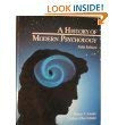 A History of Modern Psychology