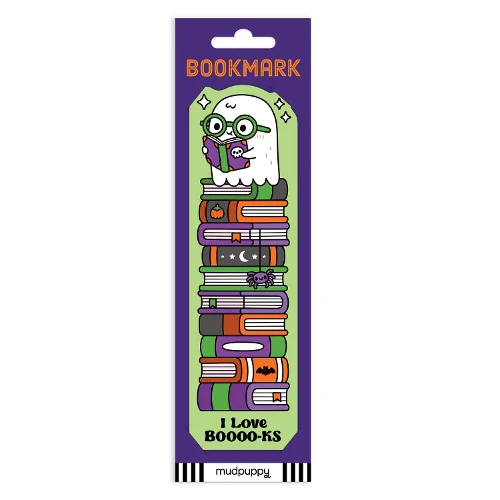 I Love BOOOO-KS Ghost Bookmark
