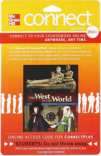 Loose Leaf Edition of the West in the World Volume 1 with Connect