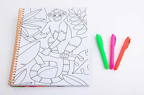 Magic Pattern Colouring: Neon Jungle