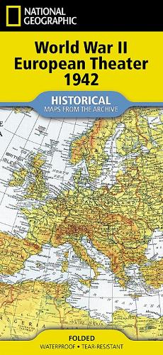 National Geographic WWII European Theater Map