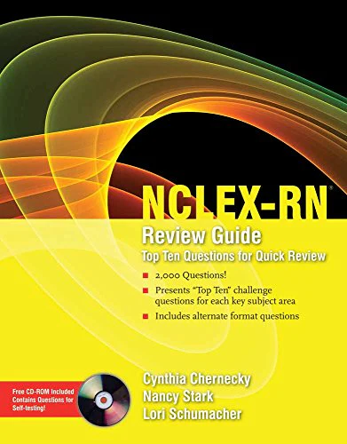 NCLEX-RN Review Guide: Top Ten Questions For Quick Review