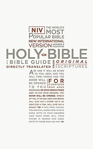 NIV Mass Market Bible w/Bible Guide