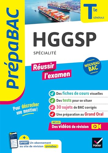 Prépabac Réussir l'examen - HGGSP Tle générale (spécialité) - Bac 2026: fiches de révision, sujets de bac corrigés & vidéos: 16