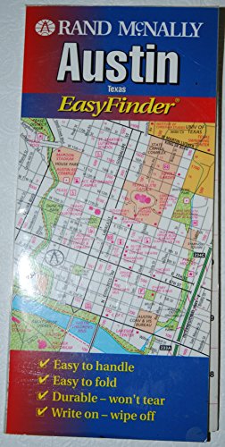 Rand McNally Austin, Texas: Easyfinder Laminated Map