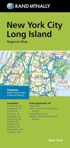 Rand McNally Folded Map: New York City Long Island Regional Map