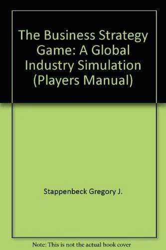 Student Mnl Business Strategy Game