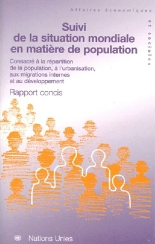 Suivi De La Situation Mondiale En Matière De Population
