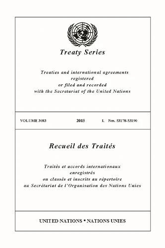 Treaty Series 3083 (English/French Edition)